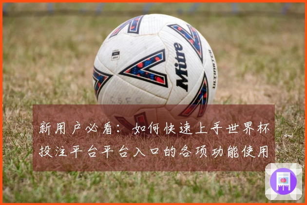 新用户必看：如何快速上手世界杯投注平台平台入口的各项功能使用指南
